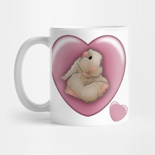 Piggy Love Heart Mug